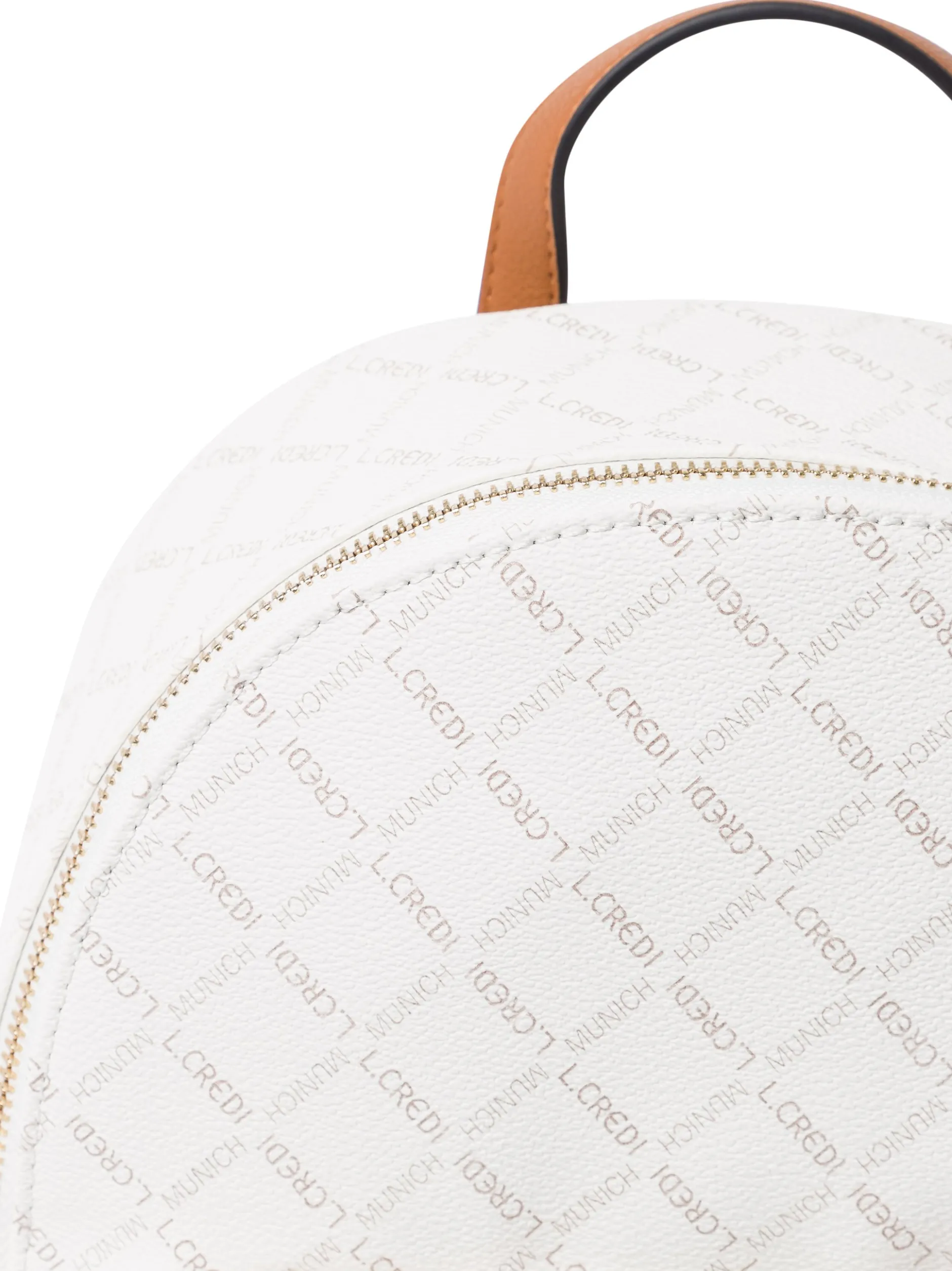 L.Credi Damen Rucksack - Filiberta in ecru cognac
