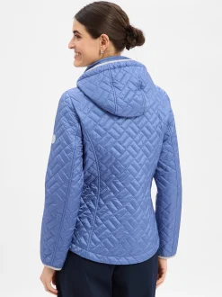 Lebek Damen Steppjacke in blau