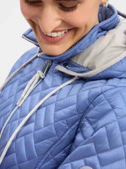 Lebek Damen Steppjacke in blau