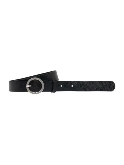 Lee Damen Gürtel - Round Buckle in schwarz