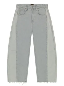 Lee Damen Jeans - Rider Barrel in hellgrau