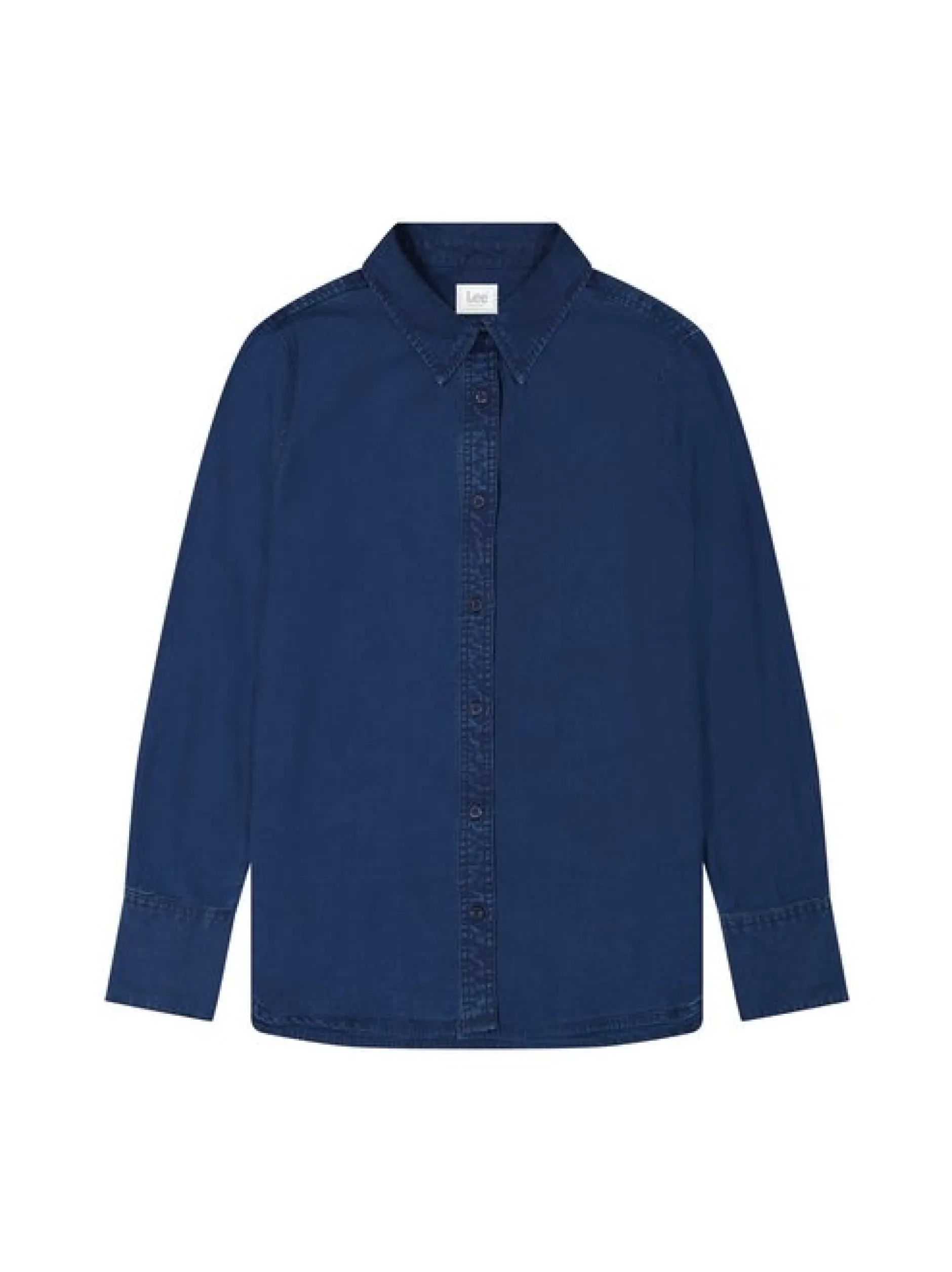 Lee Damen Langarmhemd - Classic in denim