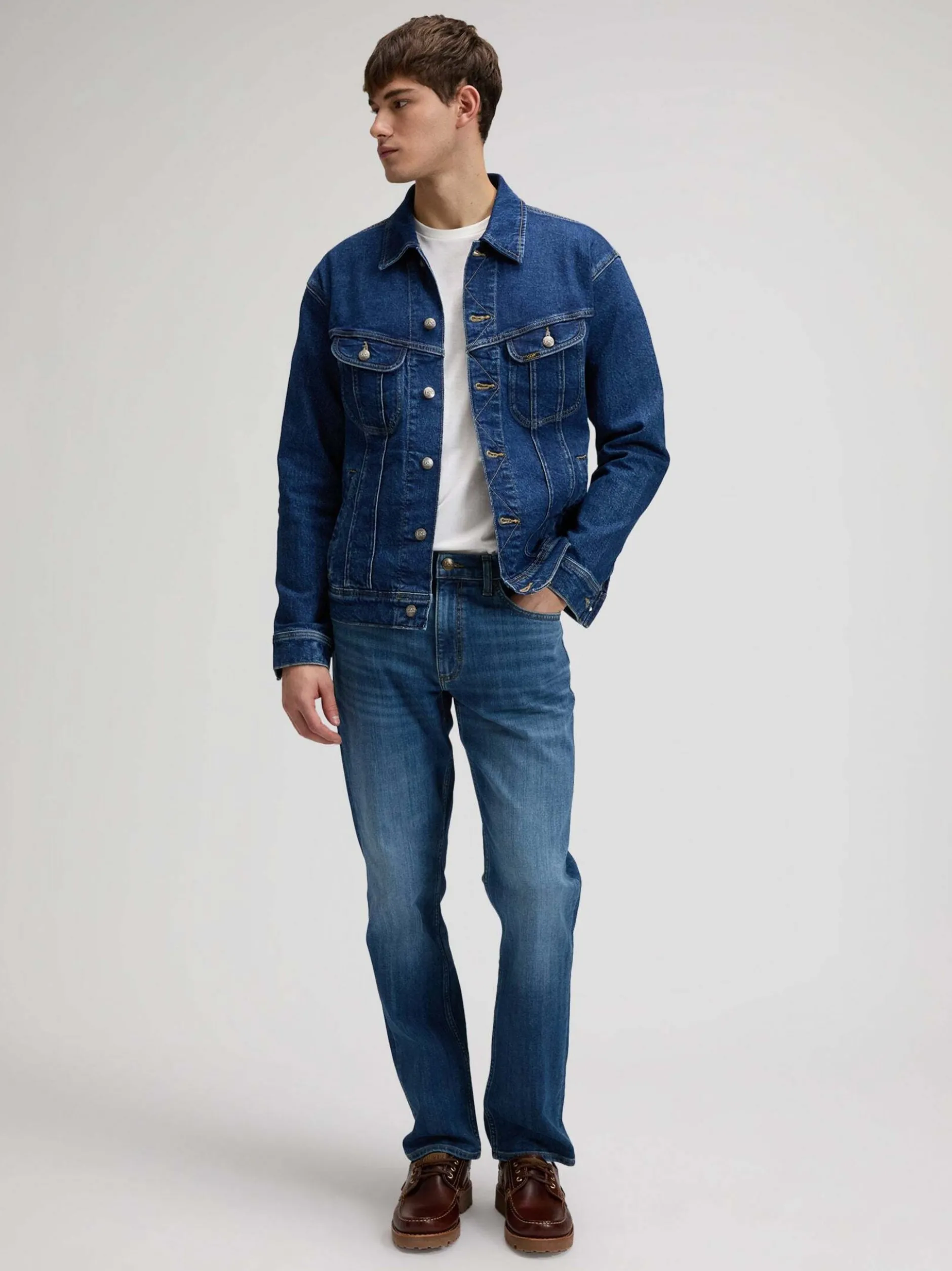 Lee Herren Jeans - Daren in medium stone
