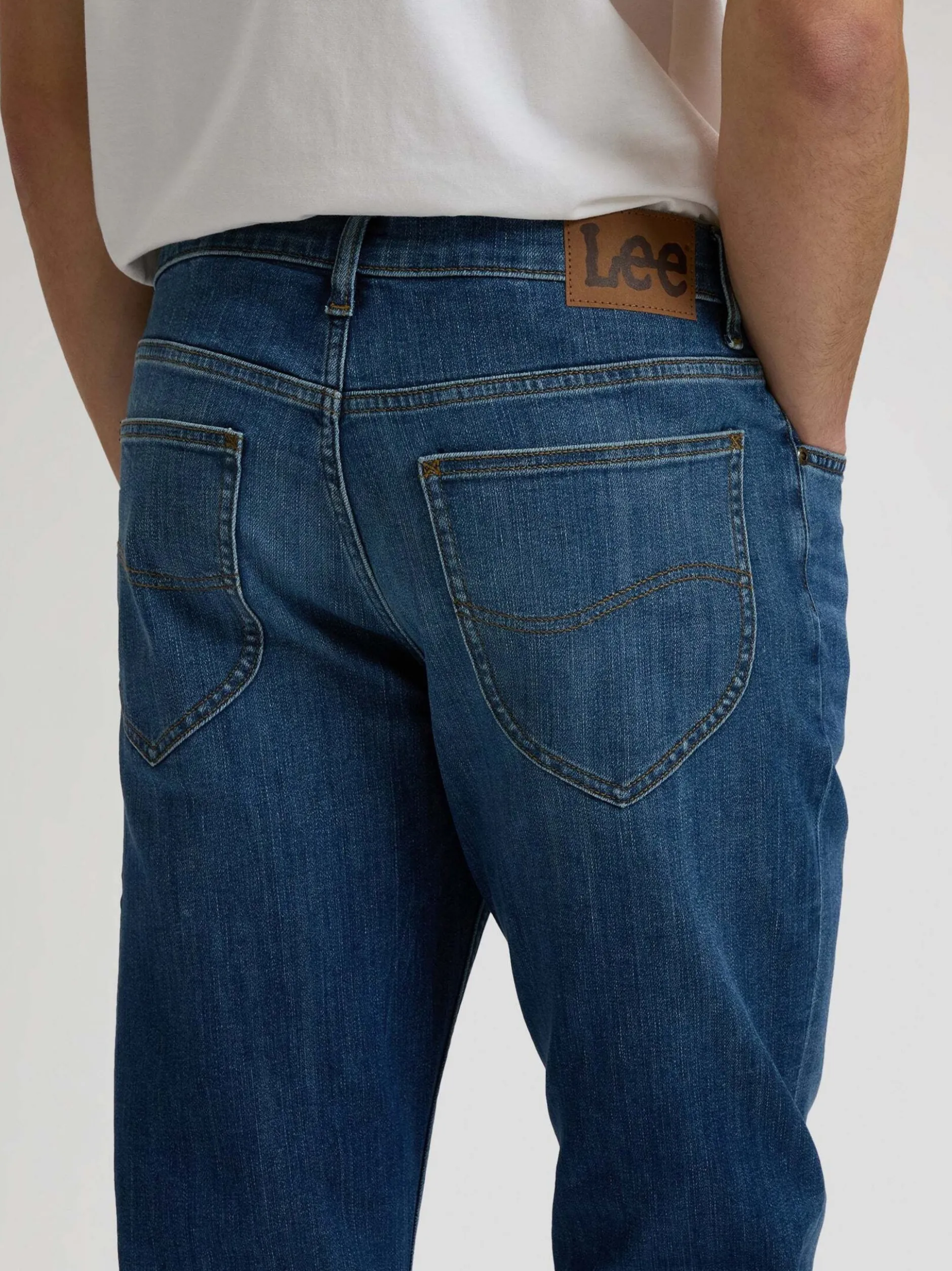 Lee Herren Jeans - Daren in medium stone