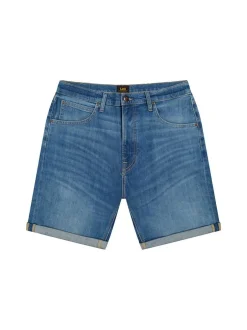 Lee Herren Jeansshorts in light stone