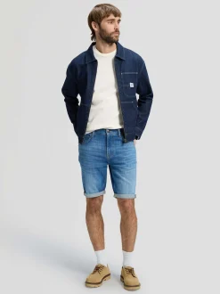 Lee Herren Jeansshorts in light stone