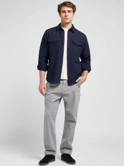 Lee Herren Langarmhemd - Workwear in marine