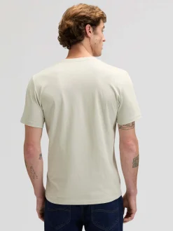 Lee Herren T-Shirt in ecru - Ausschnitt: Rundhals