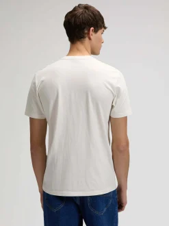 Lee Herren T-Shirt - Medium Wobbly Lee in ecru