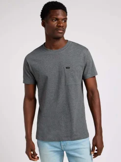 Lee Herren T-Shirts - Ultimate Pocket in schwarz