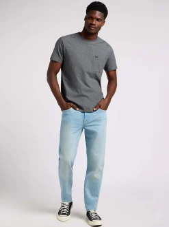 Lee Herren T-Shirts - Ultimate Pocket in schwarz