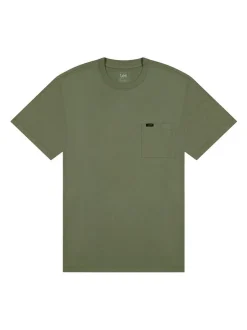 Lee Herren T-Shirt - Ultimate Pocket in oliv