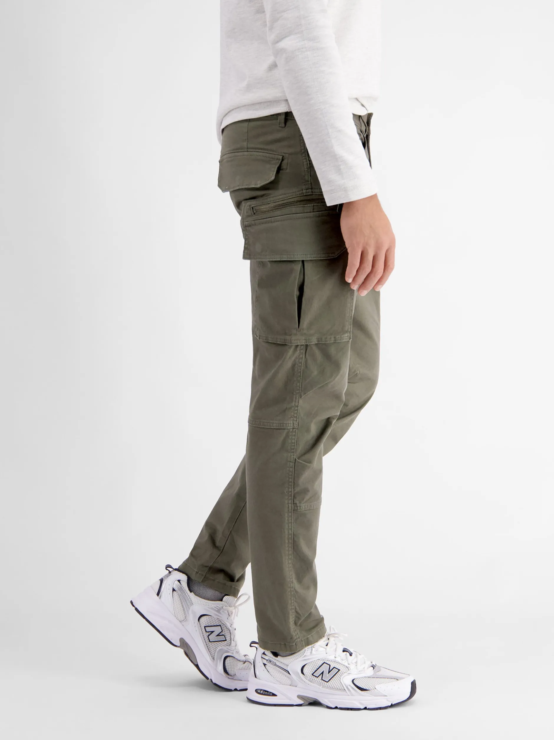 LERROS Herren Cargohose in oliv