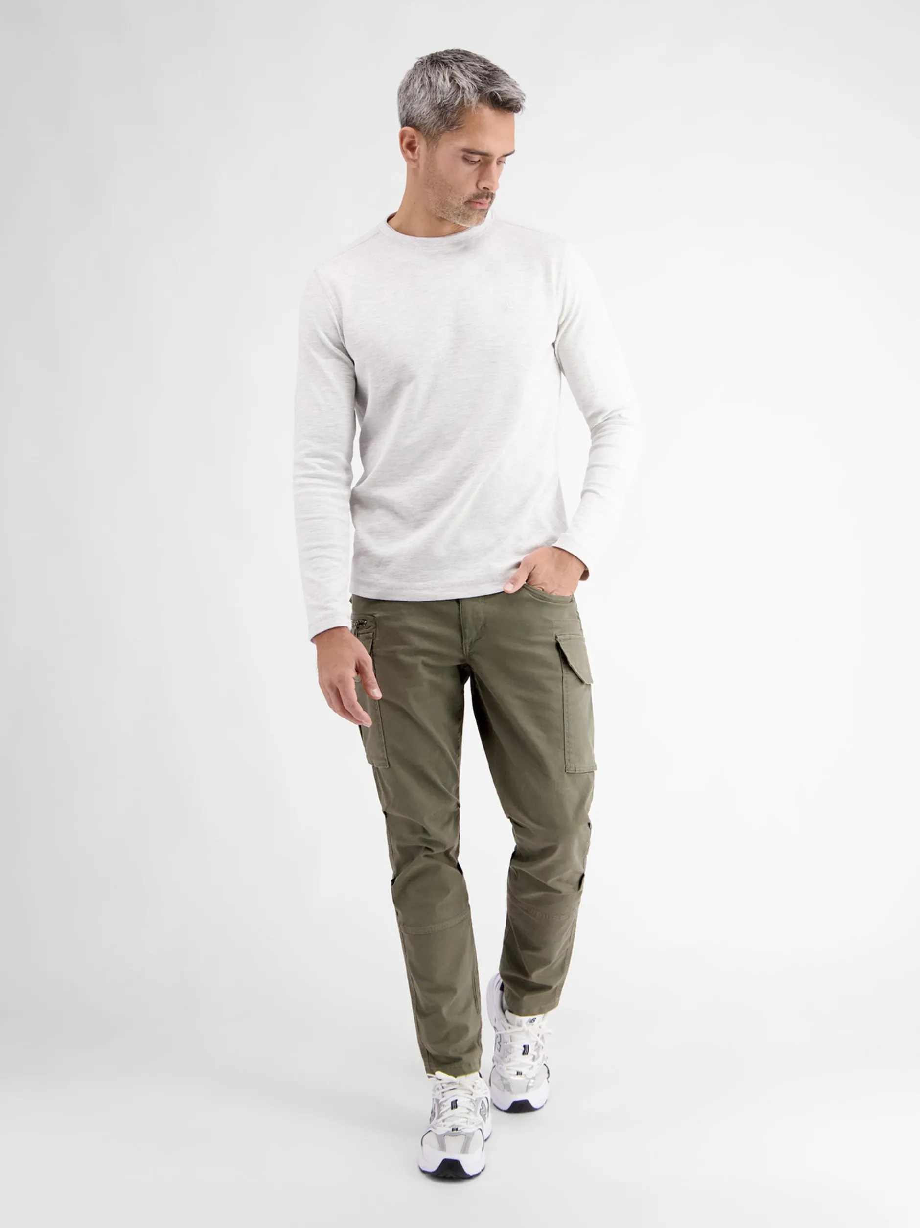 LERROS Herren Cargohose in oliv