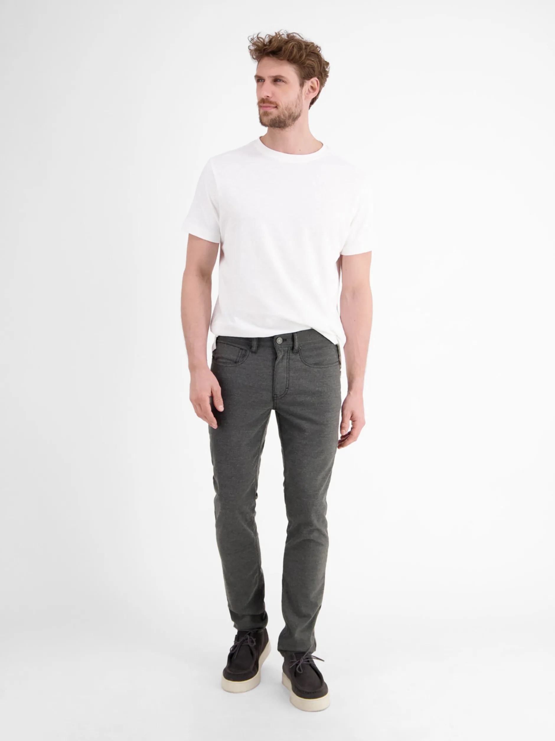 LERROS Herren Chinohose in schwarz