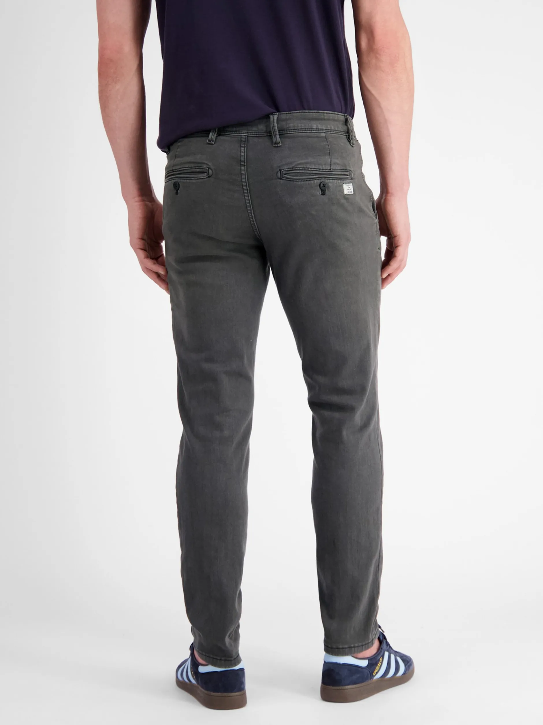 LERROS Herren Chino in dark stone