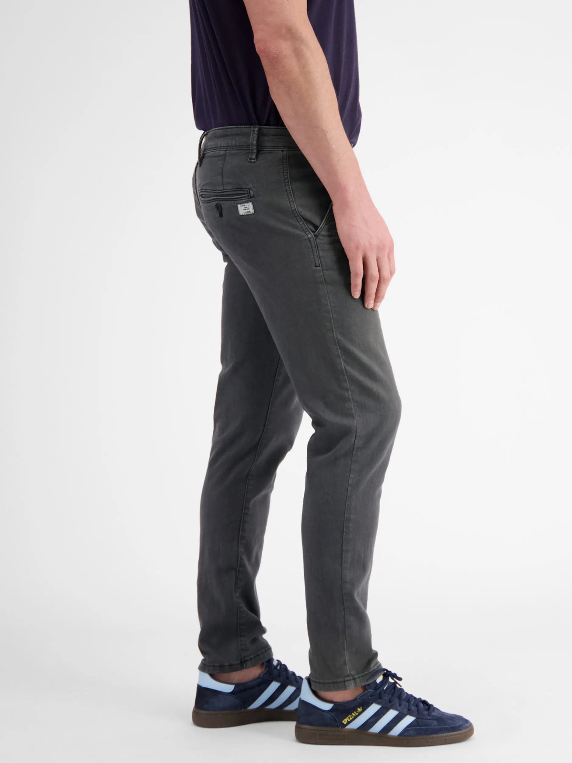 LERROS Herren Chino in dark stone