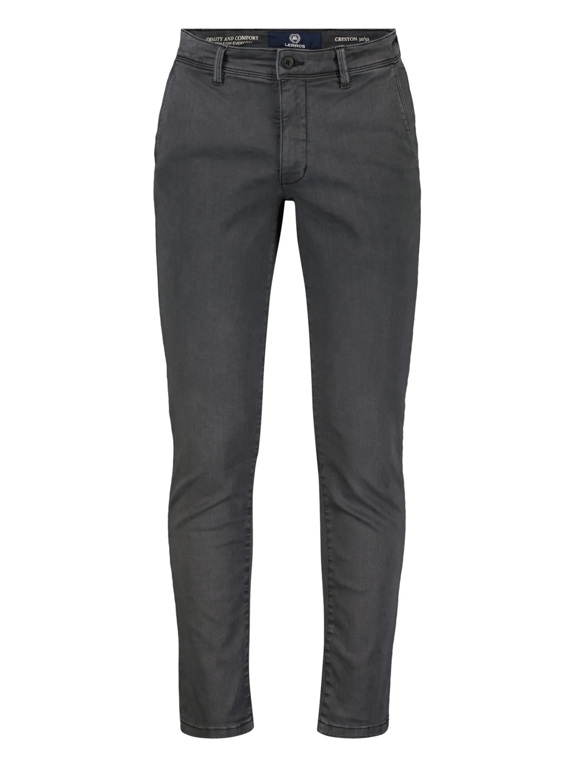 LERROS Herren Chino in dark stone