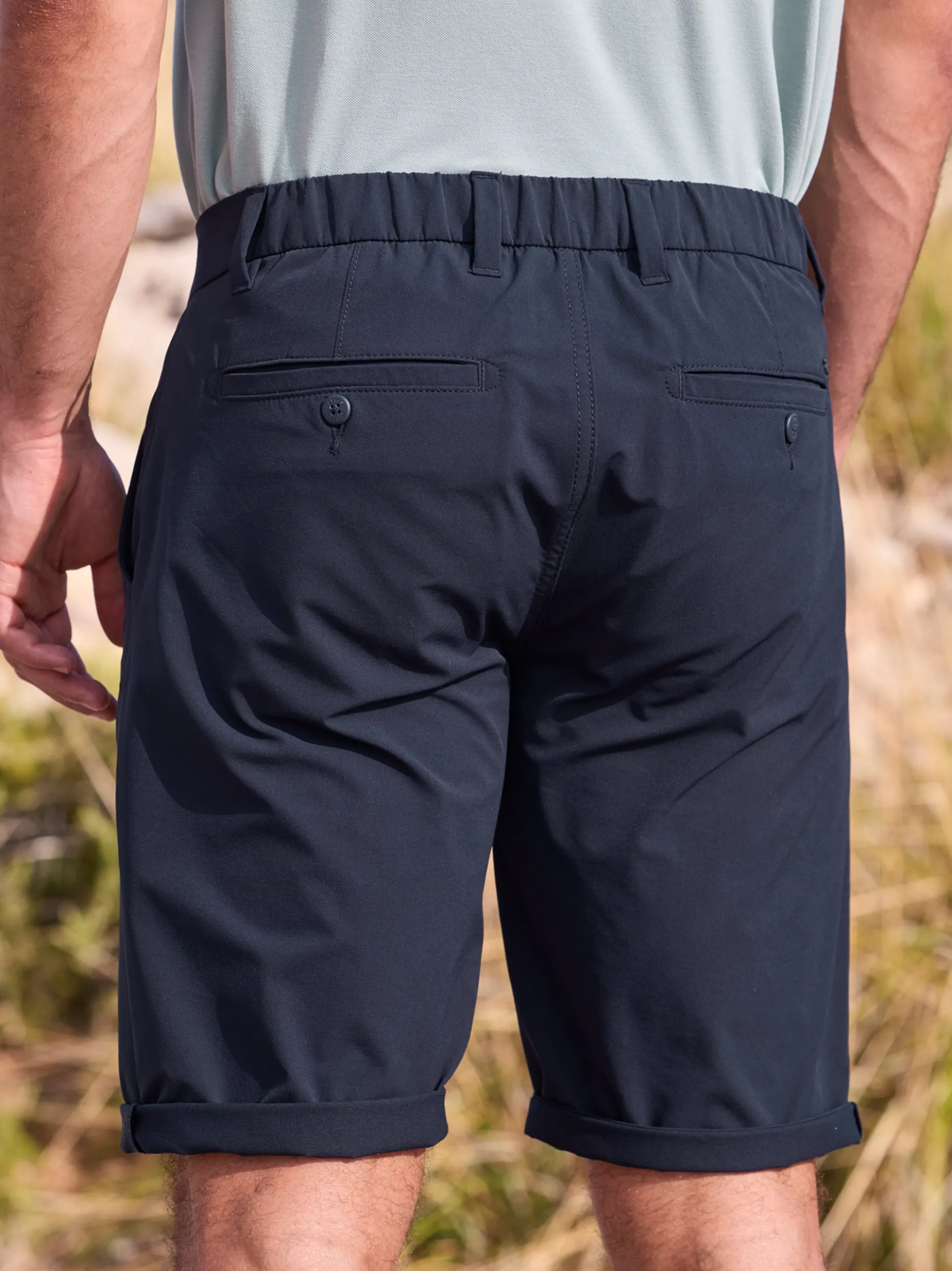 LERROS Herren Chinoshorts in blau