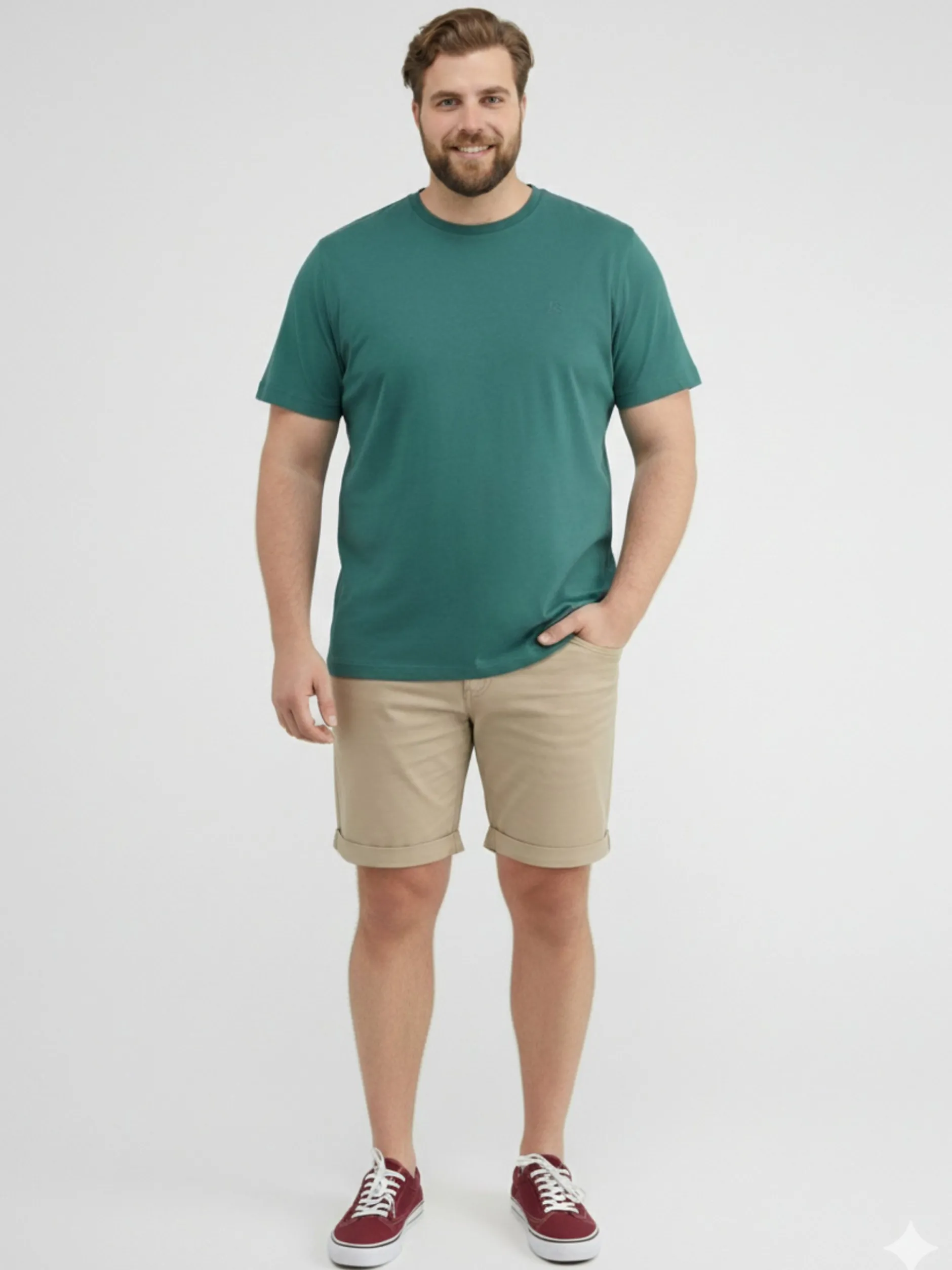 LERROS Herren Chinoshorts in beige