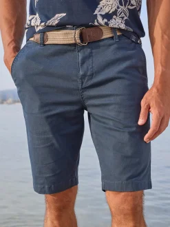 LERROS Herren Chinoshorts in blau