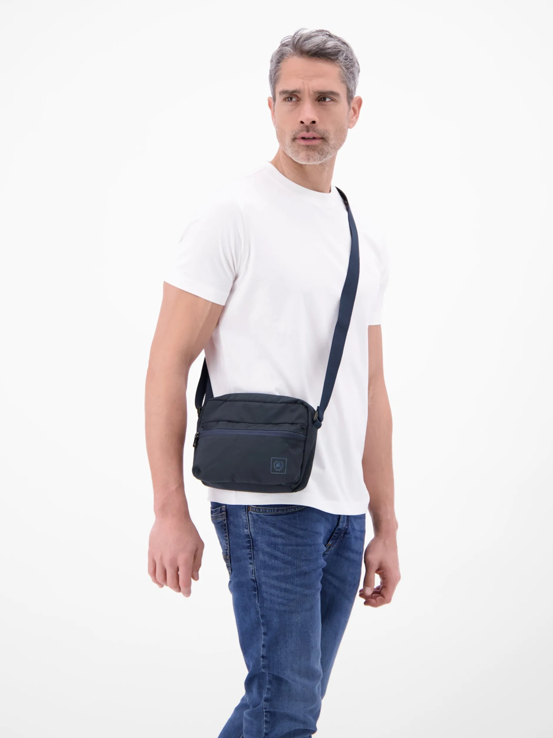 LERROS Herren Crossbodybag in blau