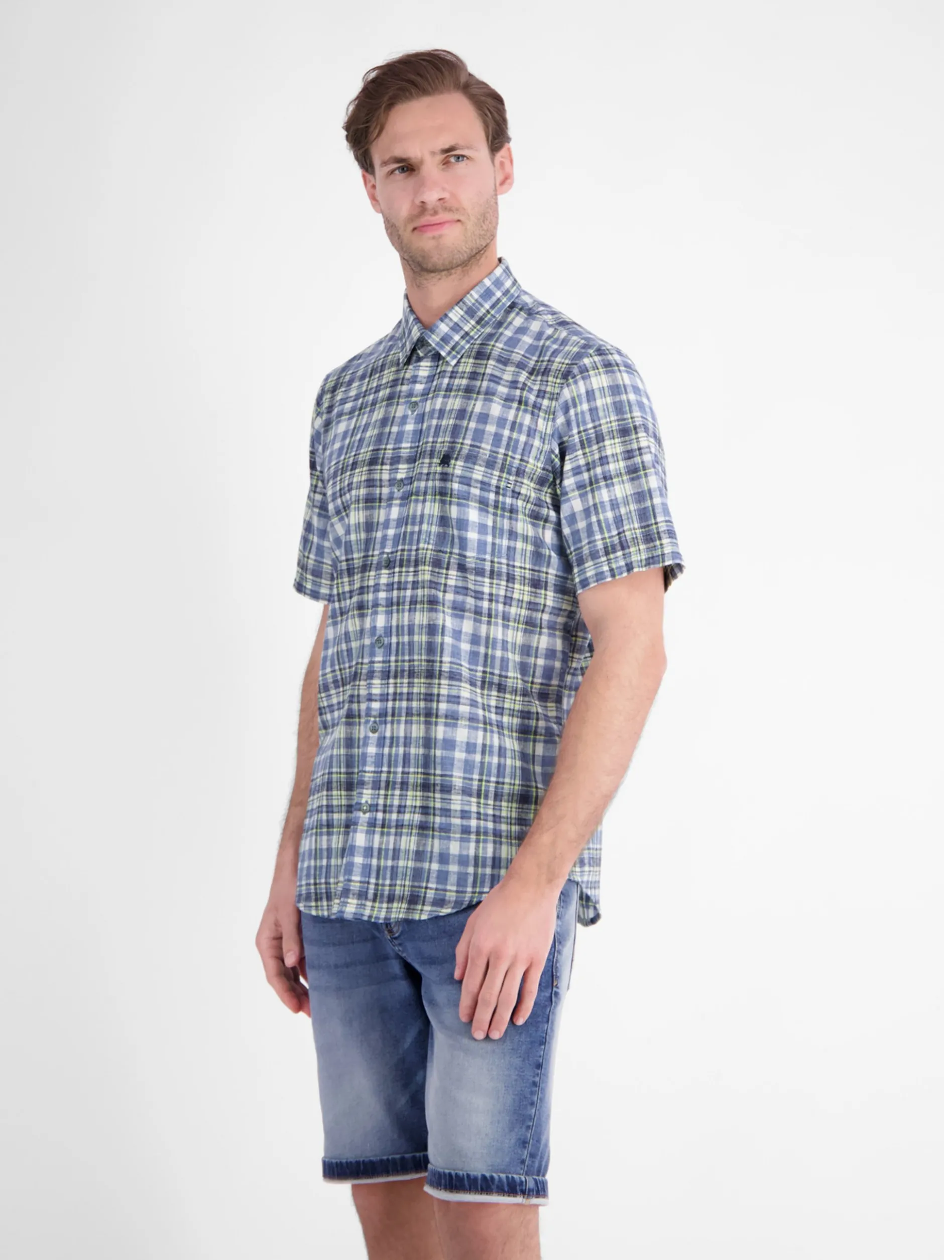 LERROS Herren Hemd in blau
