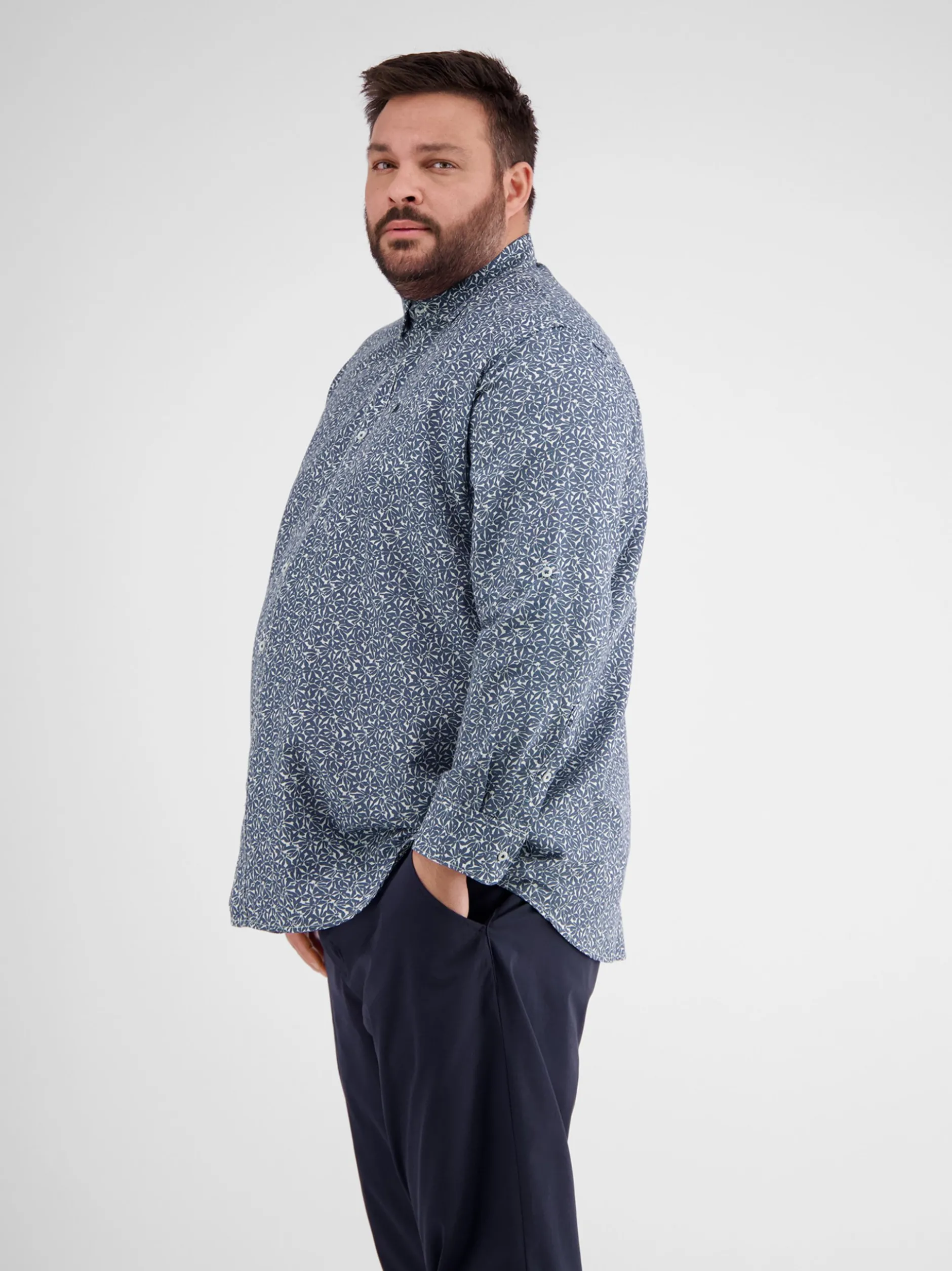 LERROS Herren Hemd in blau