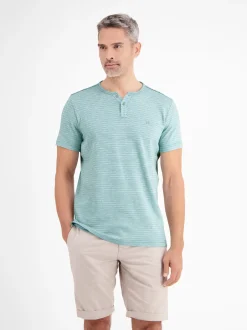 LERROS Herren Henleyshirt in blau