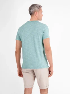 LERROS Herren Henleyshirt in blau