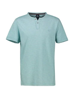 LERROS Herren Henleyshirt in blau