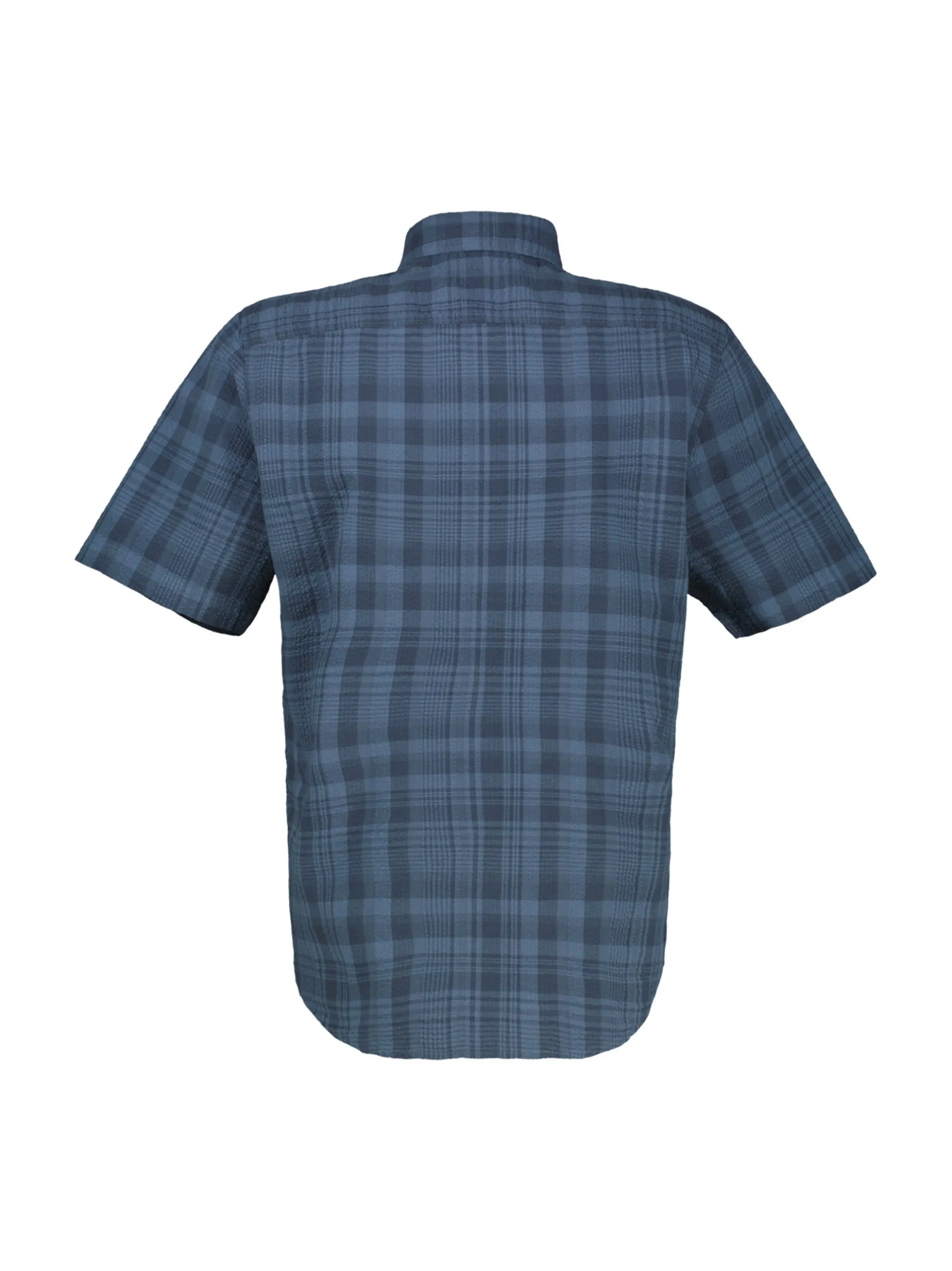LERROS Herren Karohemd in blau