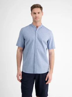 LERROS Herren Kurzarmhemd in blau