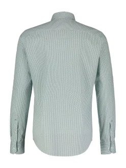 LERROS Herren Langarmhemd in blau