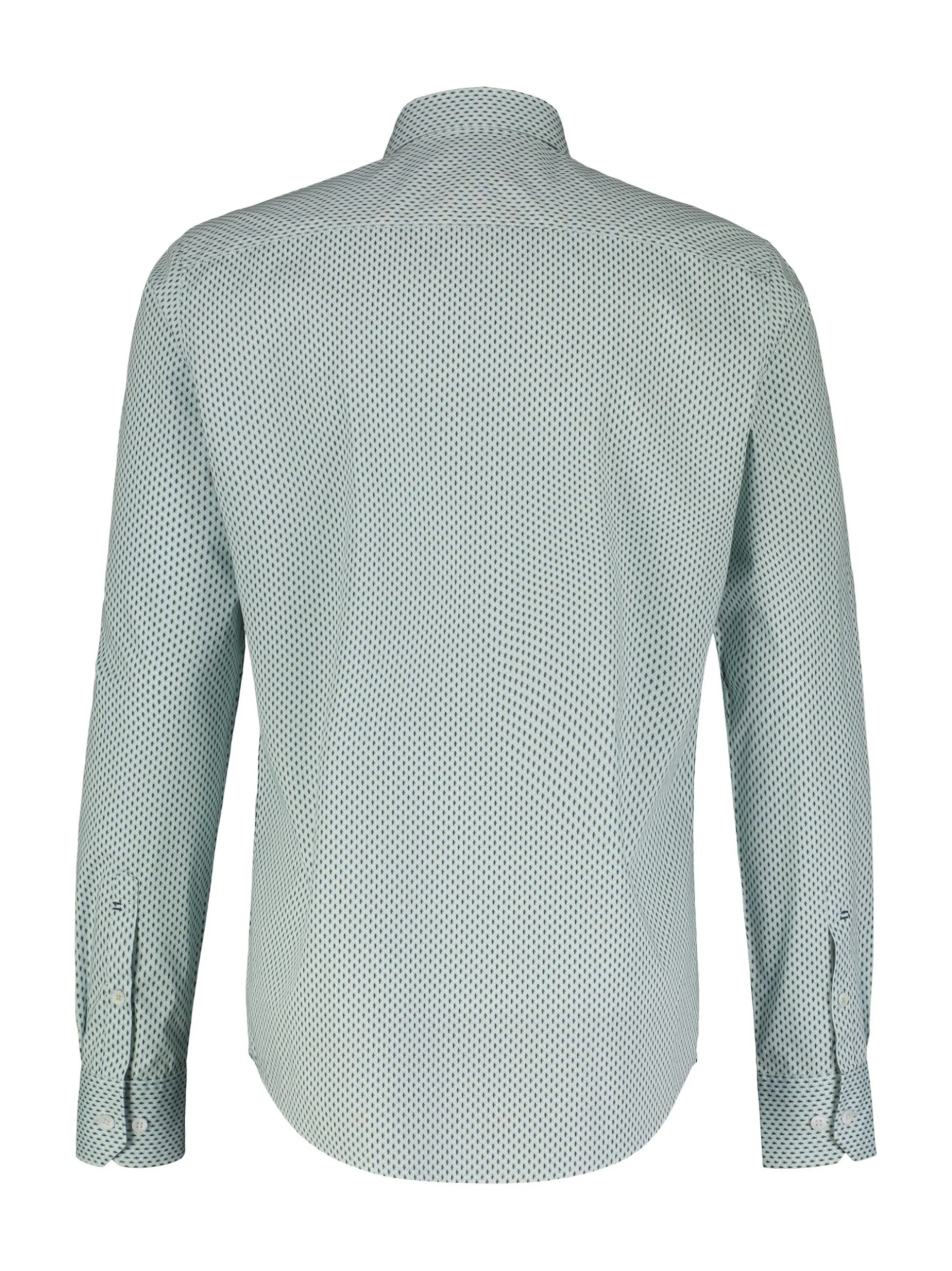 LERROS Herren Langarmhemd in blau