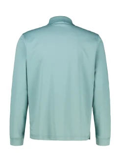 LERROS Herren Langarm-Poloshirt in blau