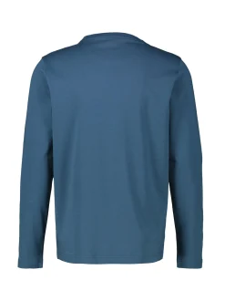 LERROS Herren Langarmshirt in blau