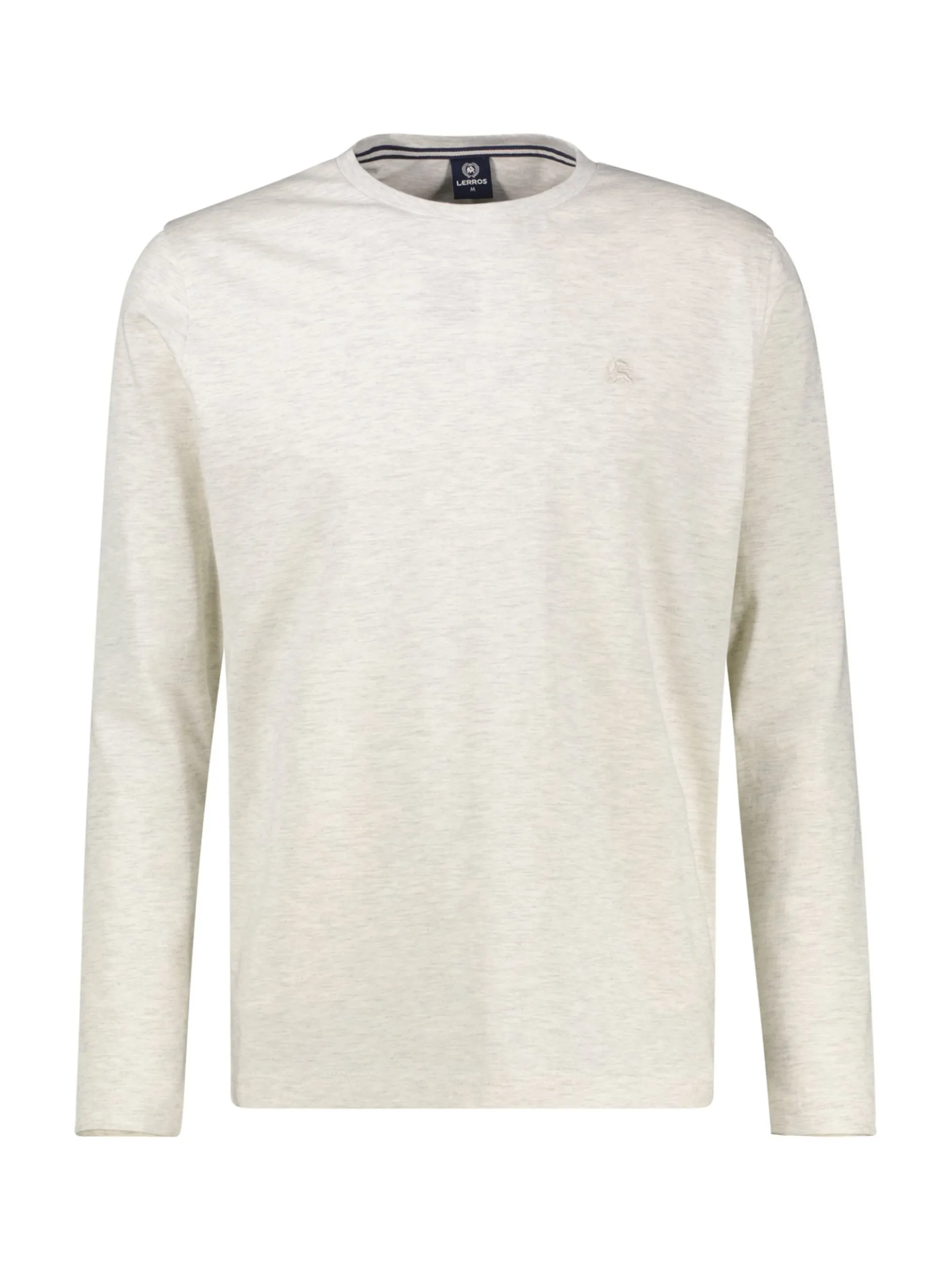 LERROS Herren Langarmshirt in ecru