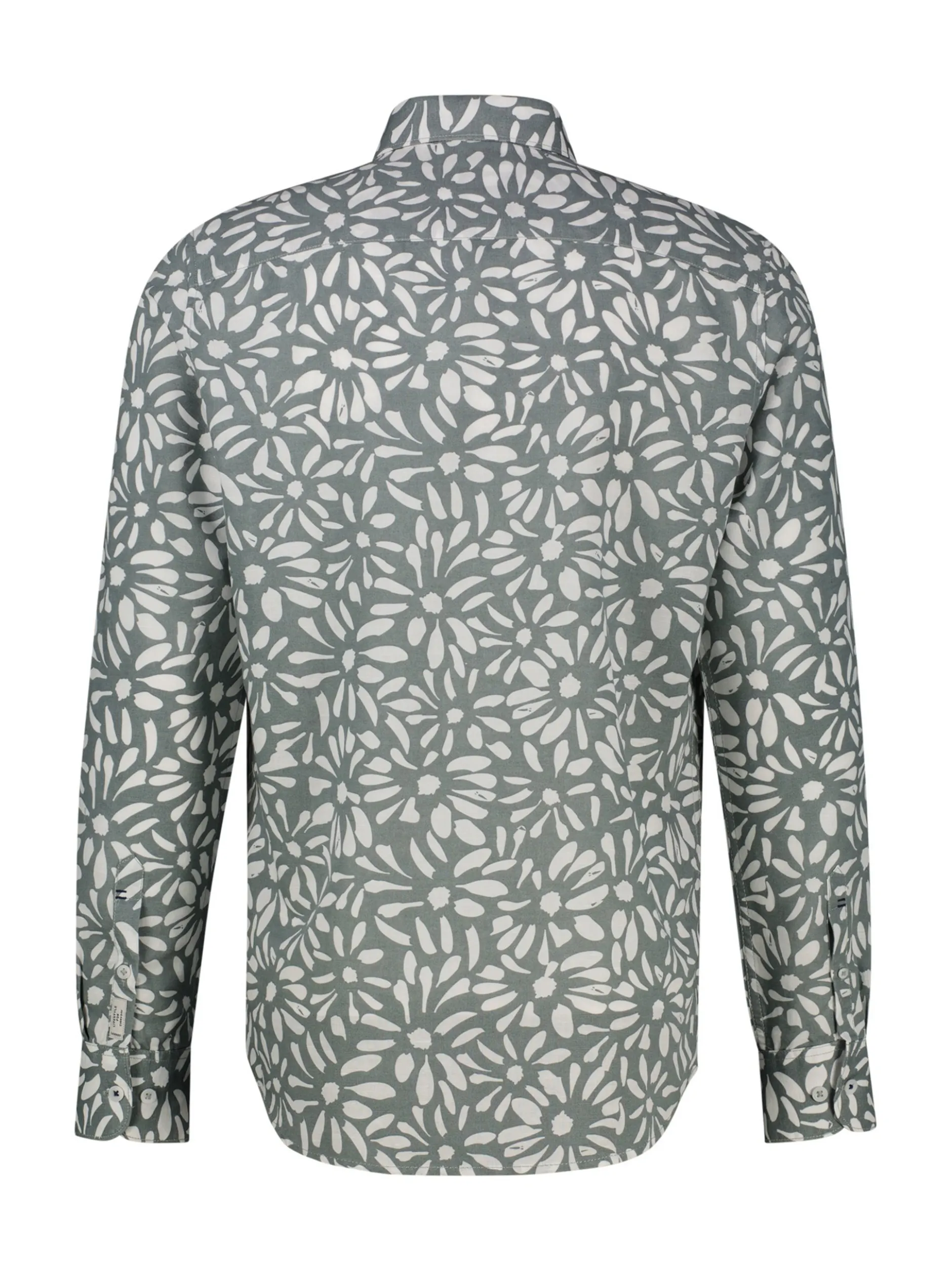 LERROS Herren Leinenhemd in grau
