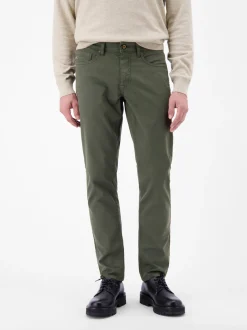 LERROS Herren 5-Pocket-Hose in oliv
