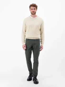 LERROS Herren 5-Pocket-Hose in oliv