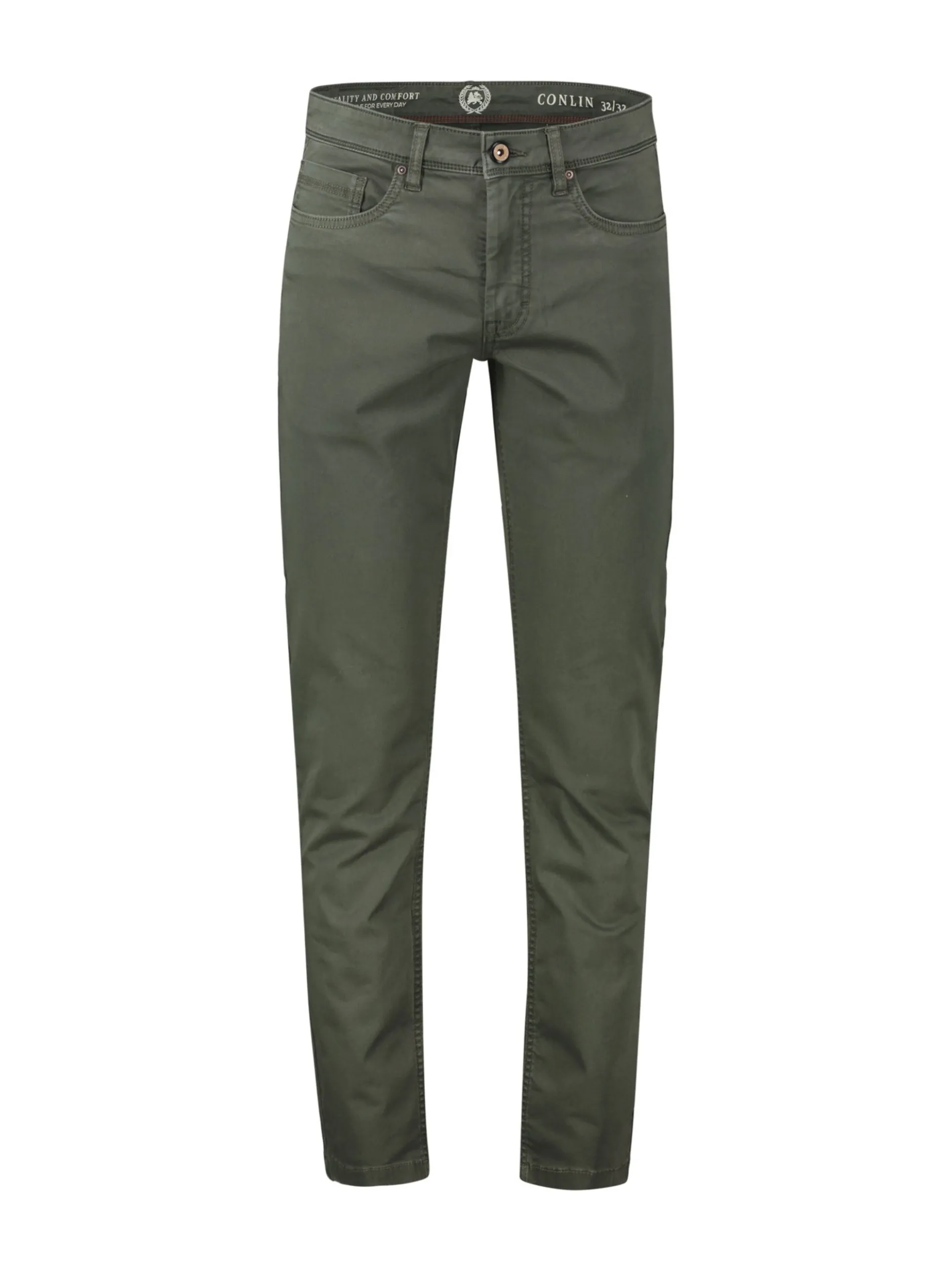 LERROS Herren 5-Pocket-Hose in oliv