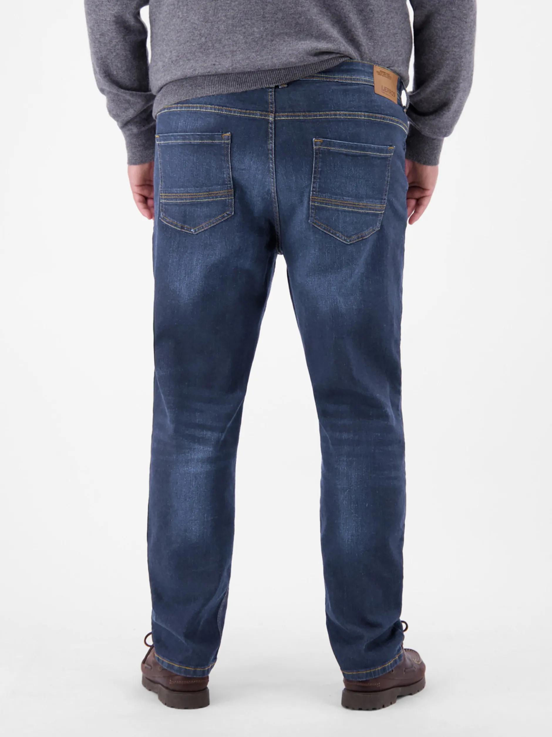 LERROS Herren 5-Pocket-Jeans in blau
