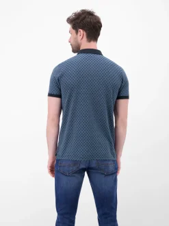 LERROS Herren Poloshirt in blau