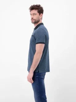 LERROS Herren Poloshirt in blau