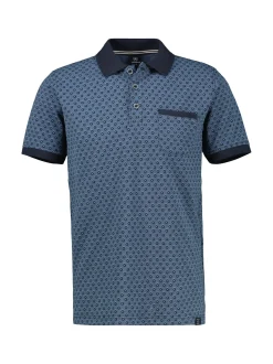 LERROS Herren Poloshirt in blau