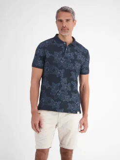 LERROS Herren Poloshirt in blau