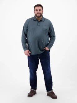 LERROS Herren Poloshirt in blau