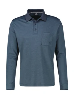 LERROS Herren Poloshirt in blau
