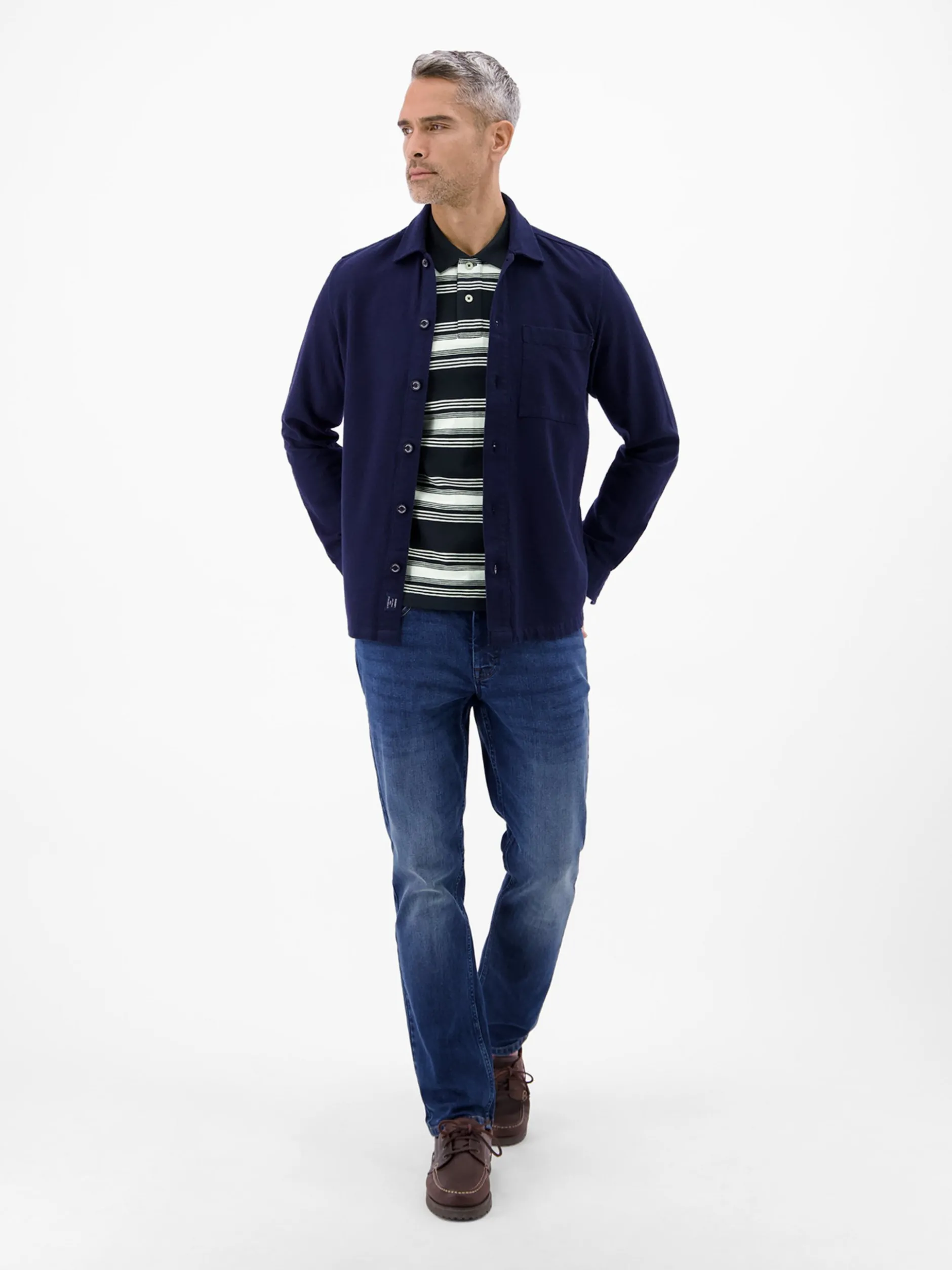 LERROS Herren Poloshirt in blau